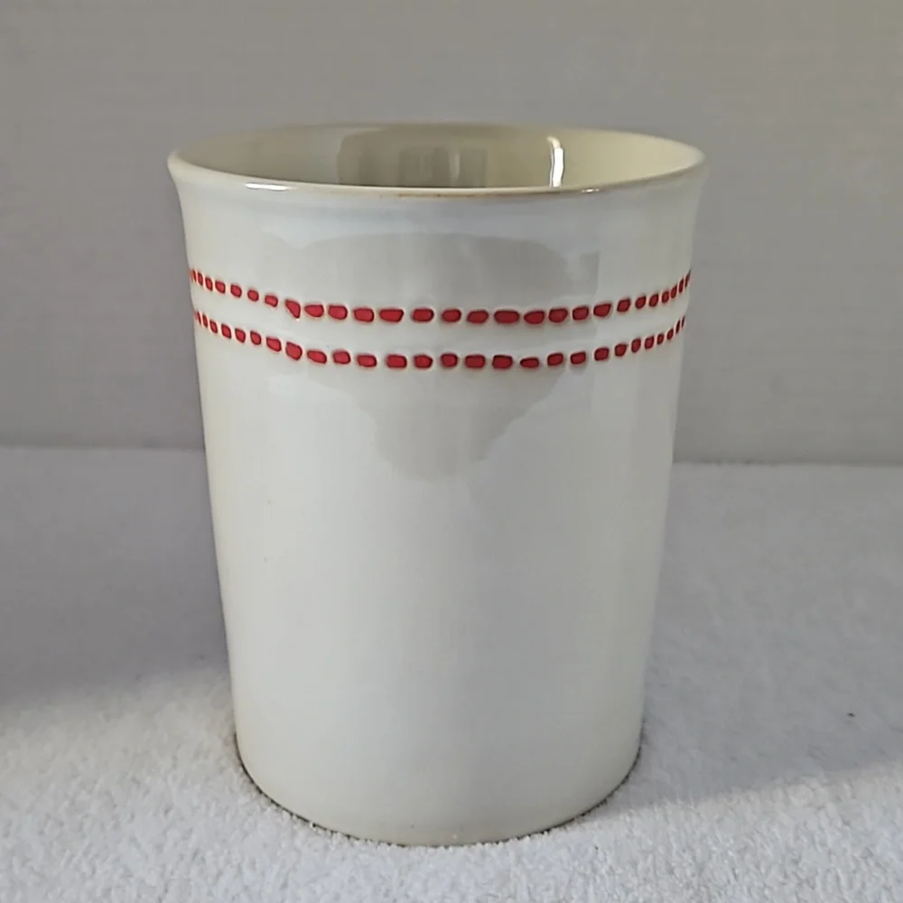 Hearth & Hand | NWT Cream Red Love Stoneware Coffee Tea Hot Chocolate Mug